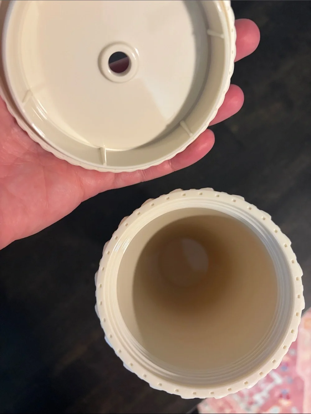 Starbucks Pearl White Cable Knit Venti Cold Cup Tumbler
